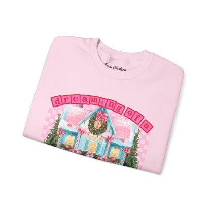 Dreaming of a pink Christmas Crewneck - Gildan