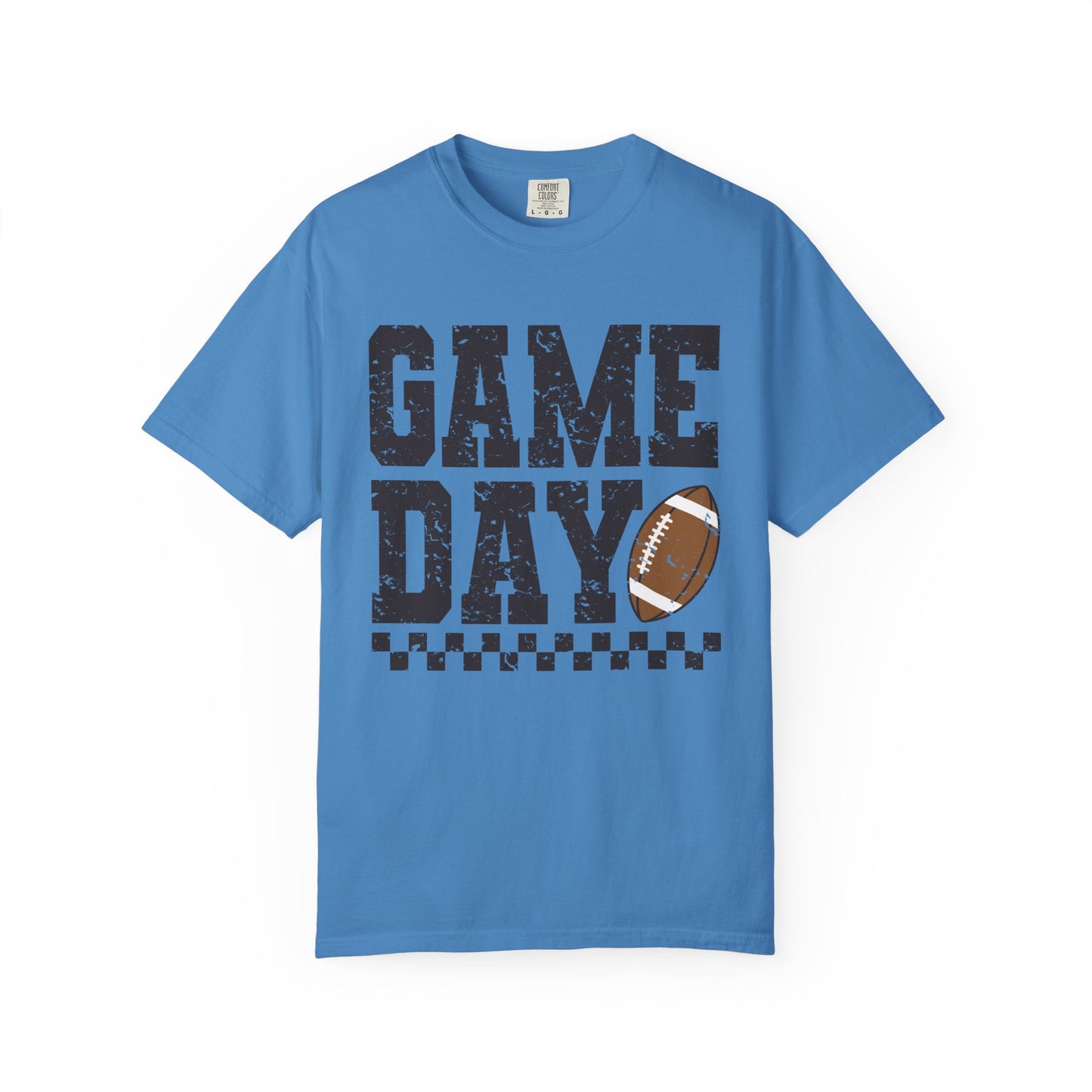 Game Day Checkered Tee - Comfort Colors