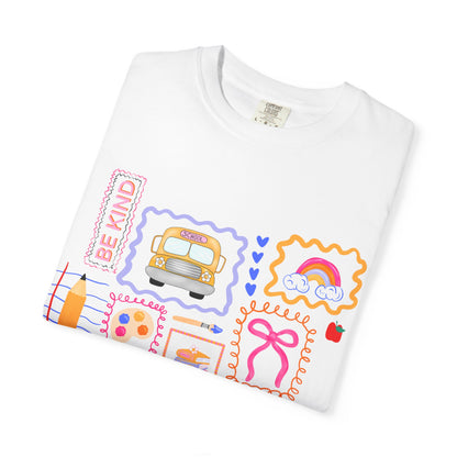 Back to School Collage Tee - Comfort Colors