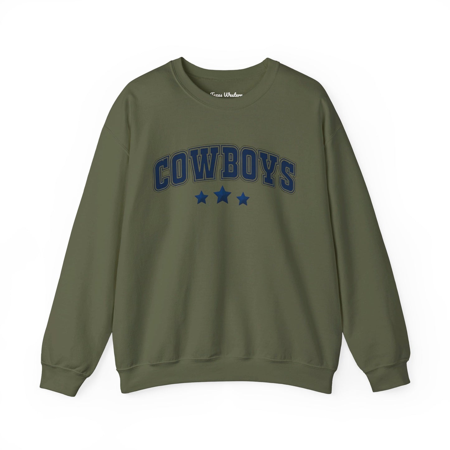Cowboys Stars Crewneck - Gildan
