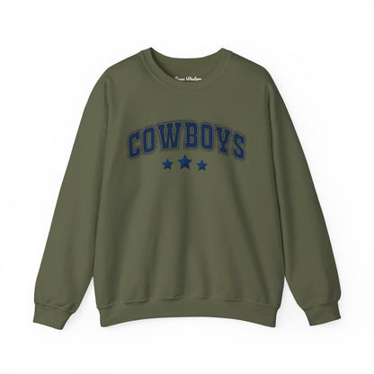 Cowboys Stars Crewneck - Gildan