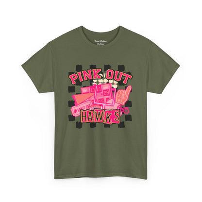 Pink Out Hawks Tee - Gildan