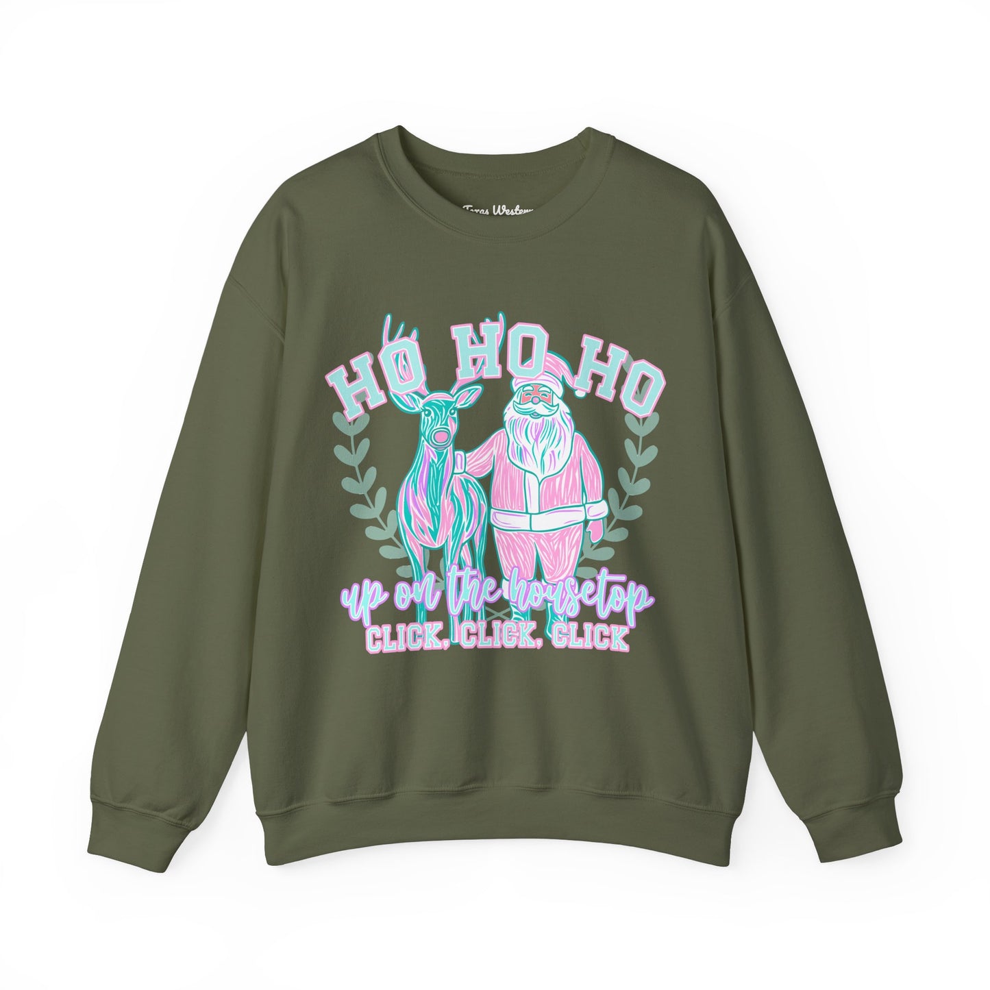 Up On the House Top Crewneck - Gildan