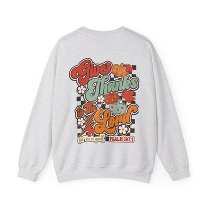 Give Thanks To The Lord - Red - Front/Back - Gildan