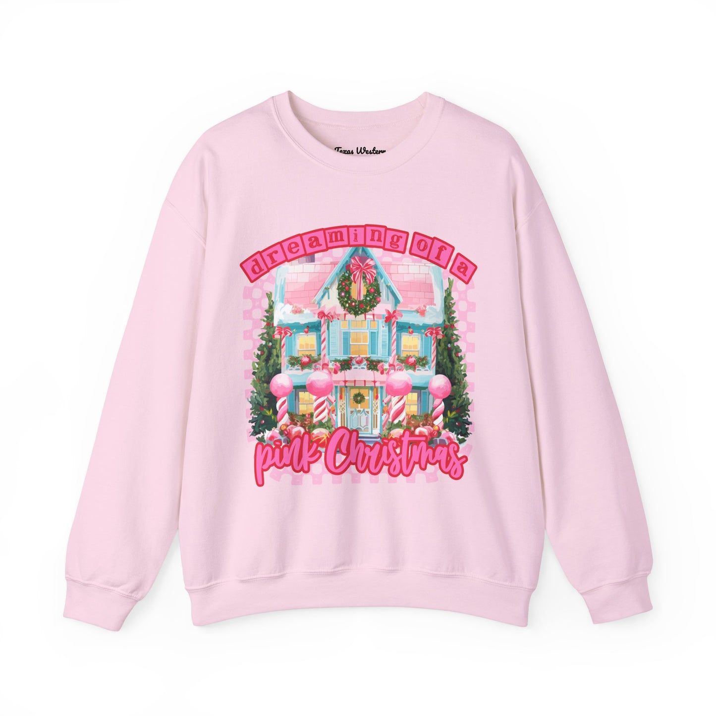 Dreaming of a pink Christmas Crewneck - Gildan