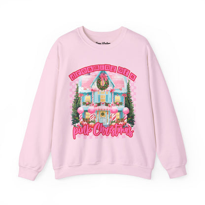 Dreaming of a pink Christmas Crewneck - Gildan