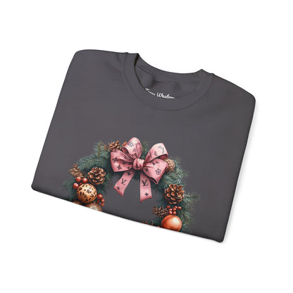 Christmas Wreath Crewneck - Gildan