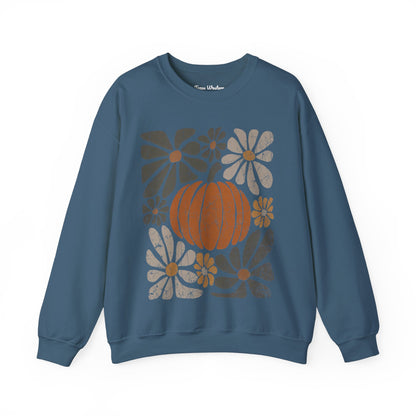 Boho Pumpkin Dark Crewneck - Gildan