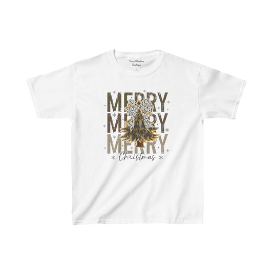 Camo Merry Christmas Tee - KIDS - Gildan