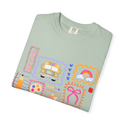 Back to School Collage Tee - Comfort Colors