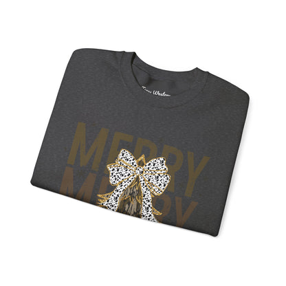 Camo Merry Christmas Crewneck - Gildan