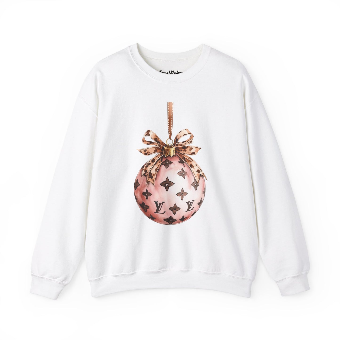 Pink Boujiie Ornament Crewneck - Gildan