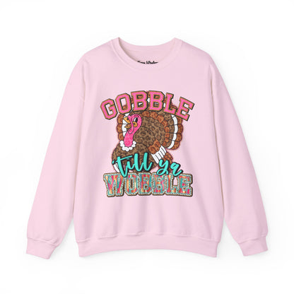 Gobble Till you Wobble Crewneck - Gildan