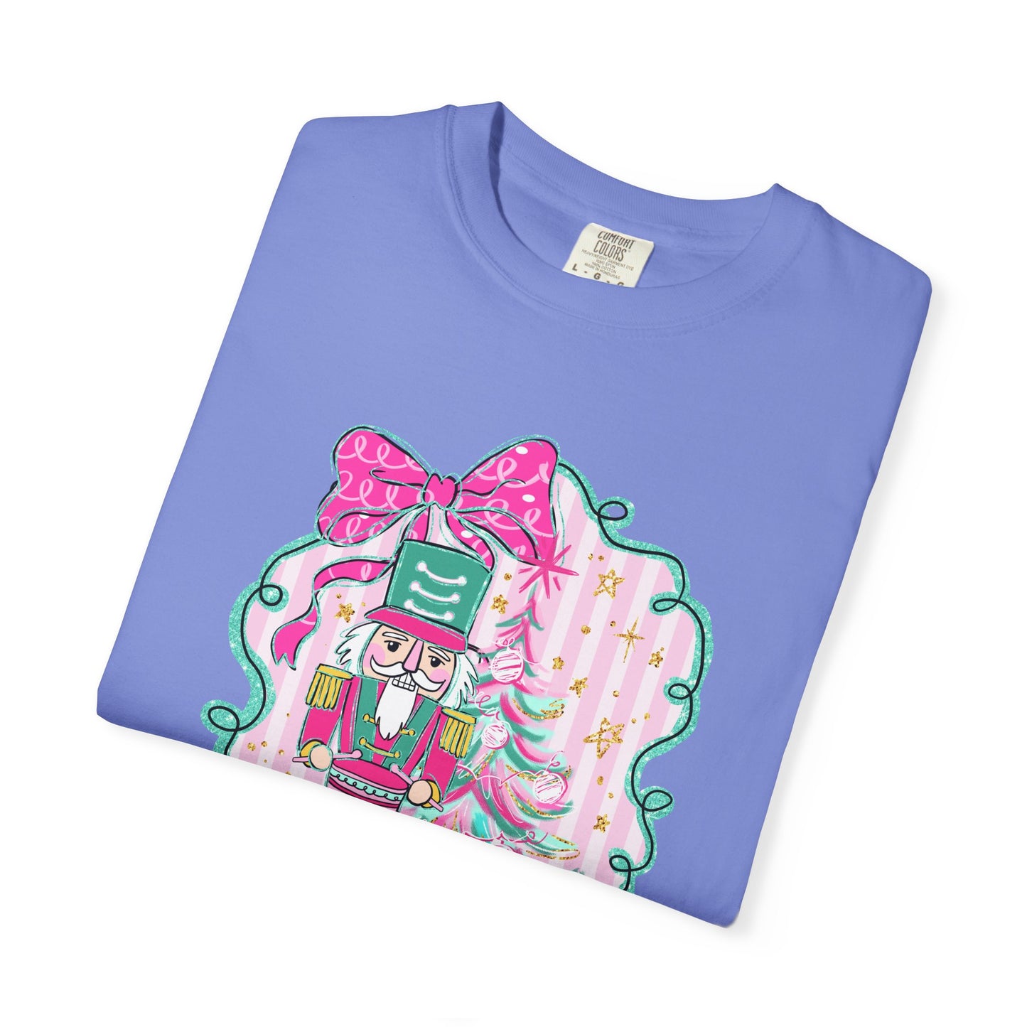 Pink Bow Nutcracker Tee - Comfort Colors