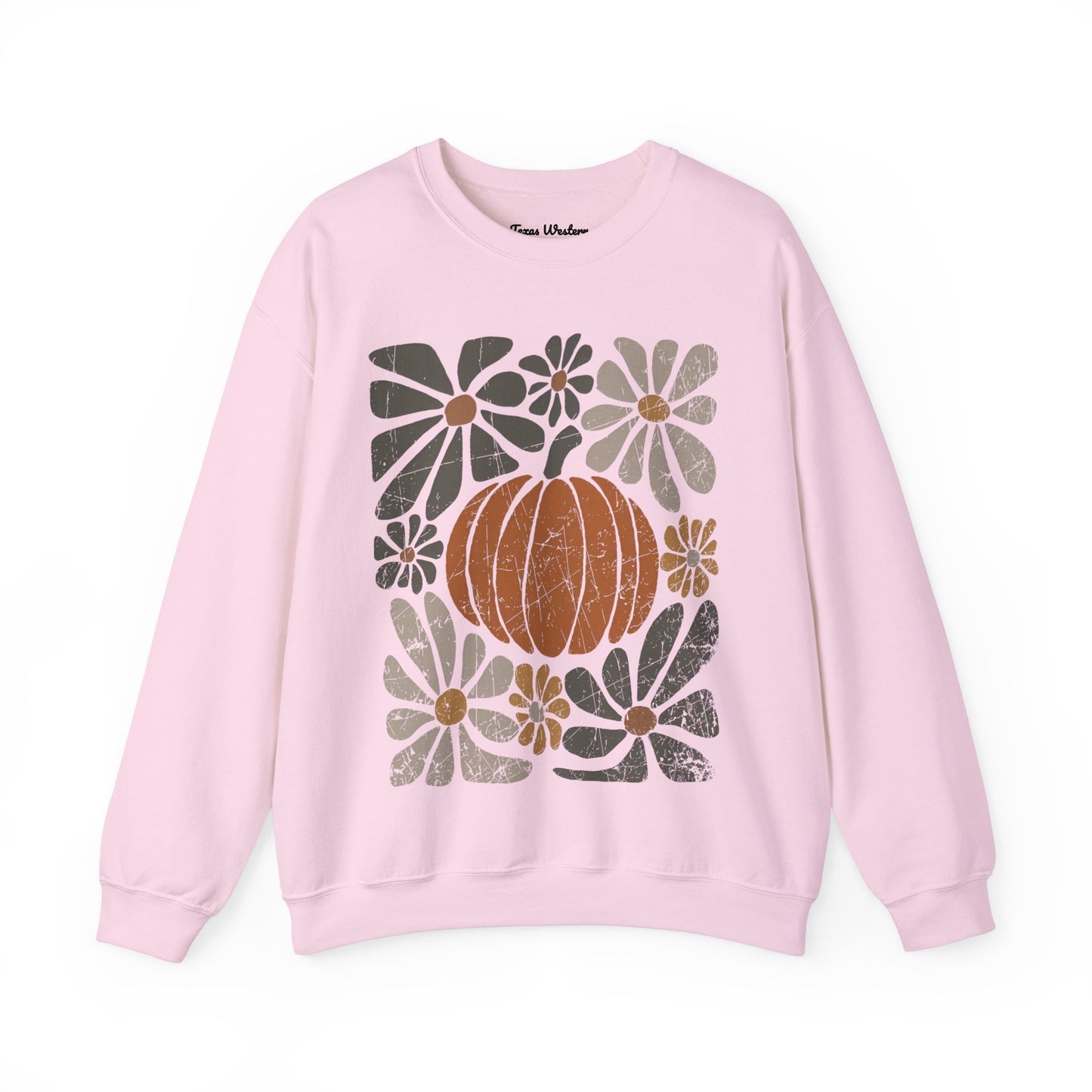 Boho Pumpkin Dark Crewneck - Gildan