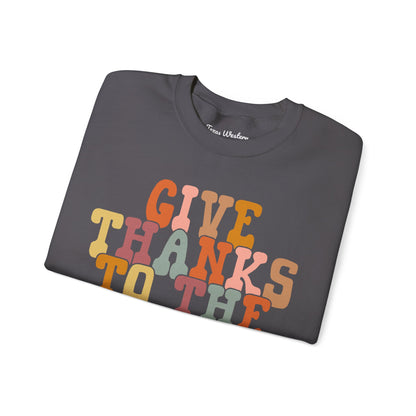 Give Thanks to the Lord Crewneck - Gildan