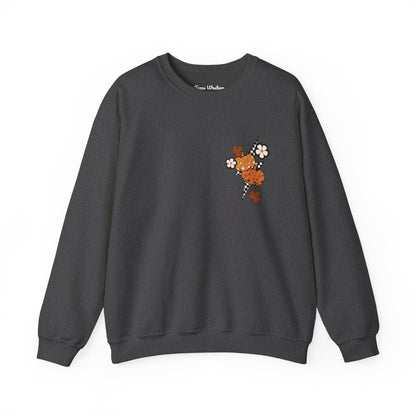 Give Thanks To The Lord Crewneck - Green - Gildan