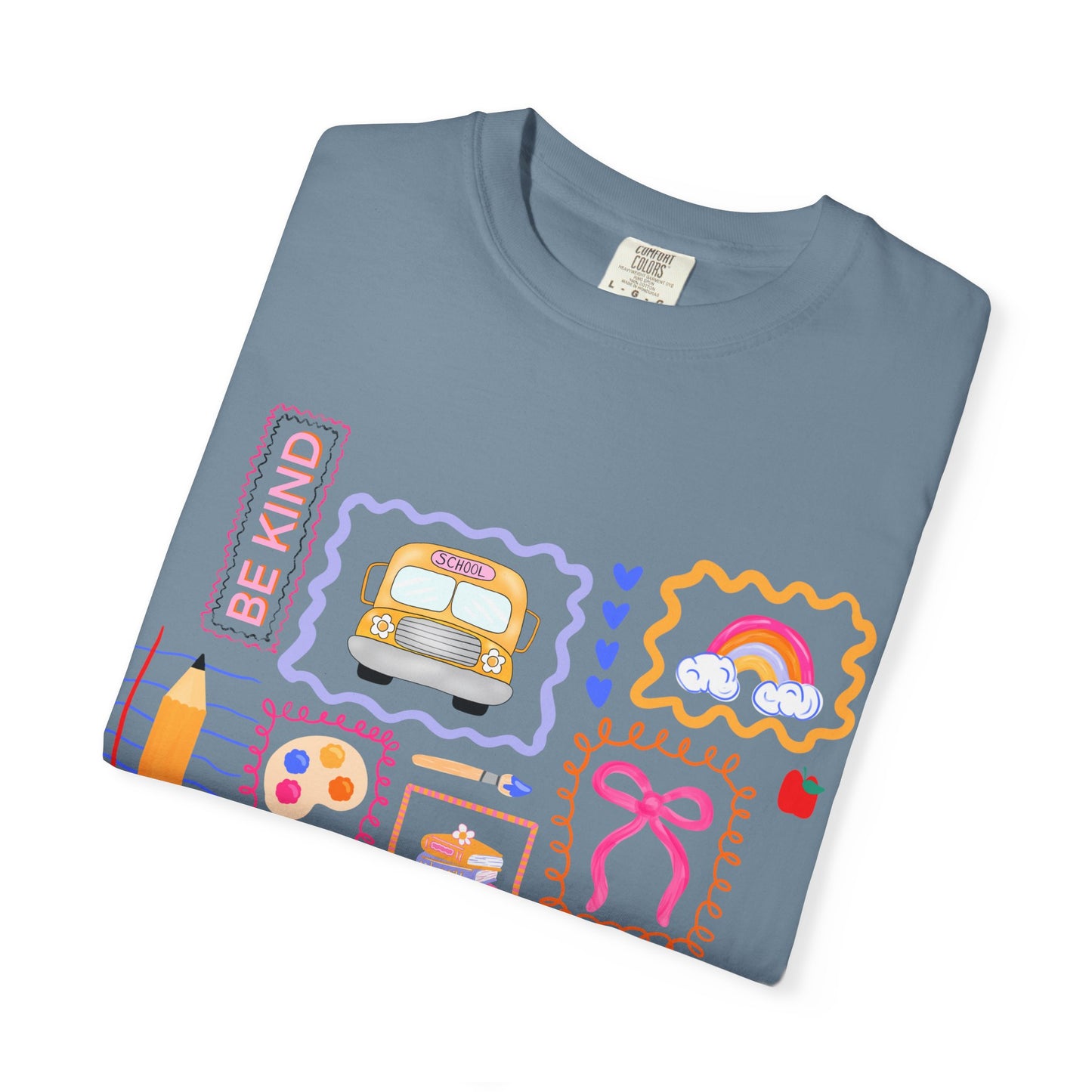 Back to School Collage Tee - Comfort Colors