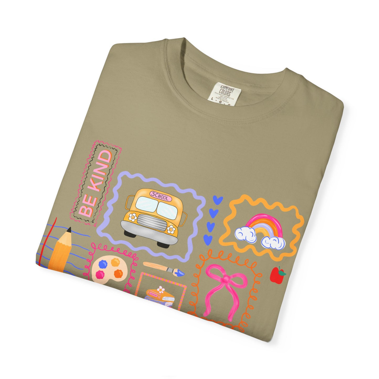 Back to School Collage Tee - Comfort Colors