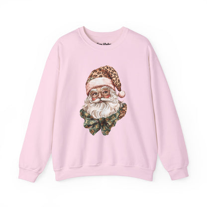 Cheetah Santa Crewneck - Gildan