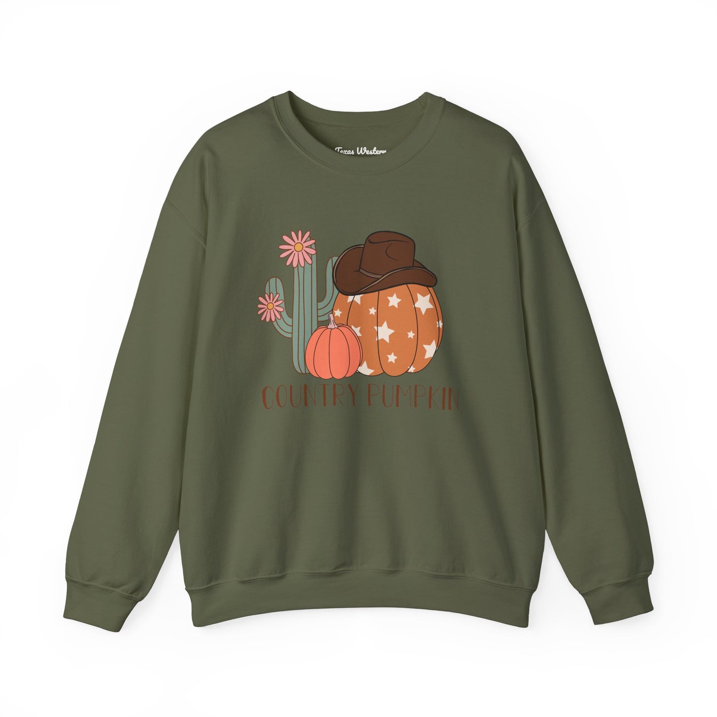 Country Pumpkin Crewneck - Gildan