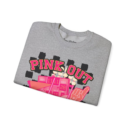 Pink Out Hawks Crewneck - Gildan