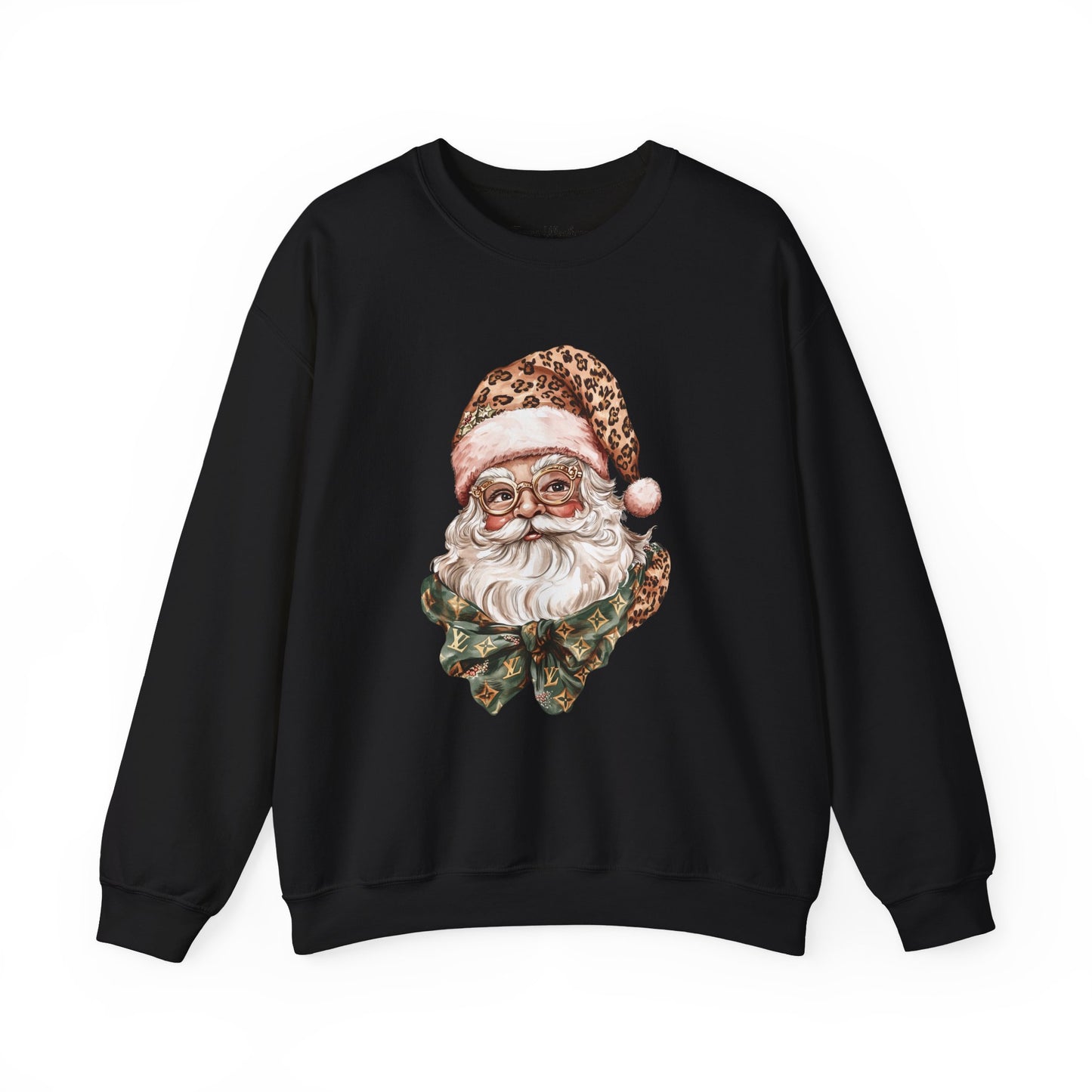 Cheetah Santa Crewneck - Gildan