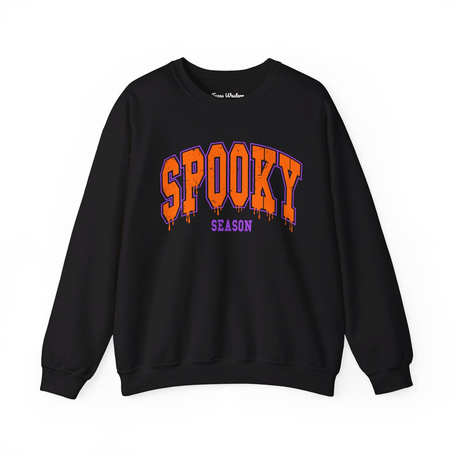 Orange Spooky Season Crewneck - Gildan