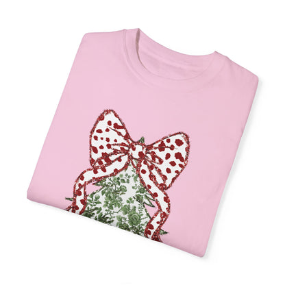 Glitter Christmas Tree Tee - Comfort Colors