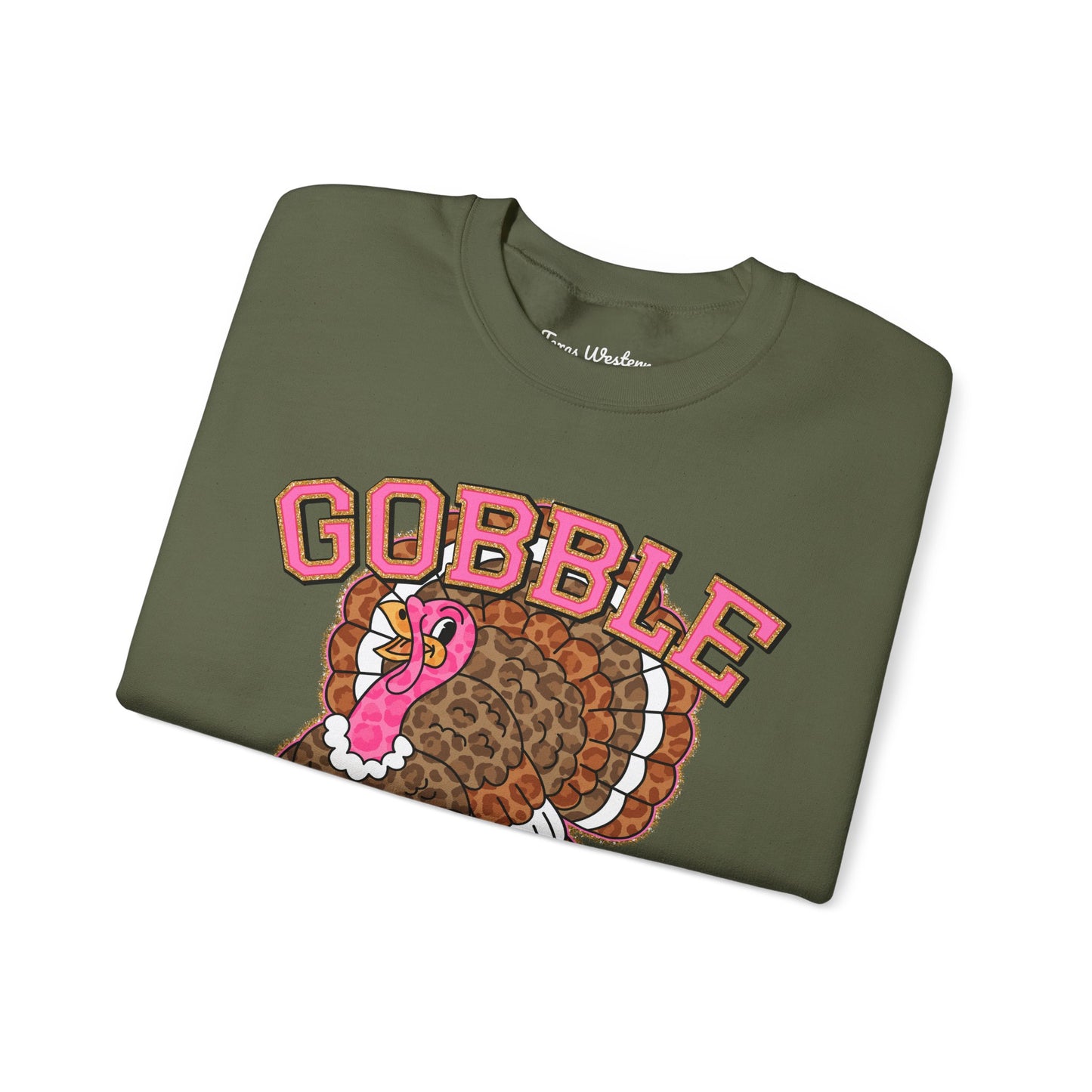 Gobble Till you Wobble Crewneck - Gildan
