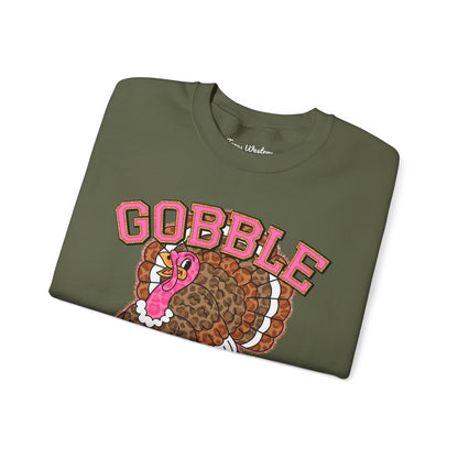 Gobble Till you Wobble Crewneck - Gildan