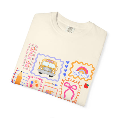 Back to School Collage Tee - Comfort Colors