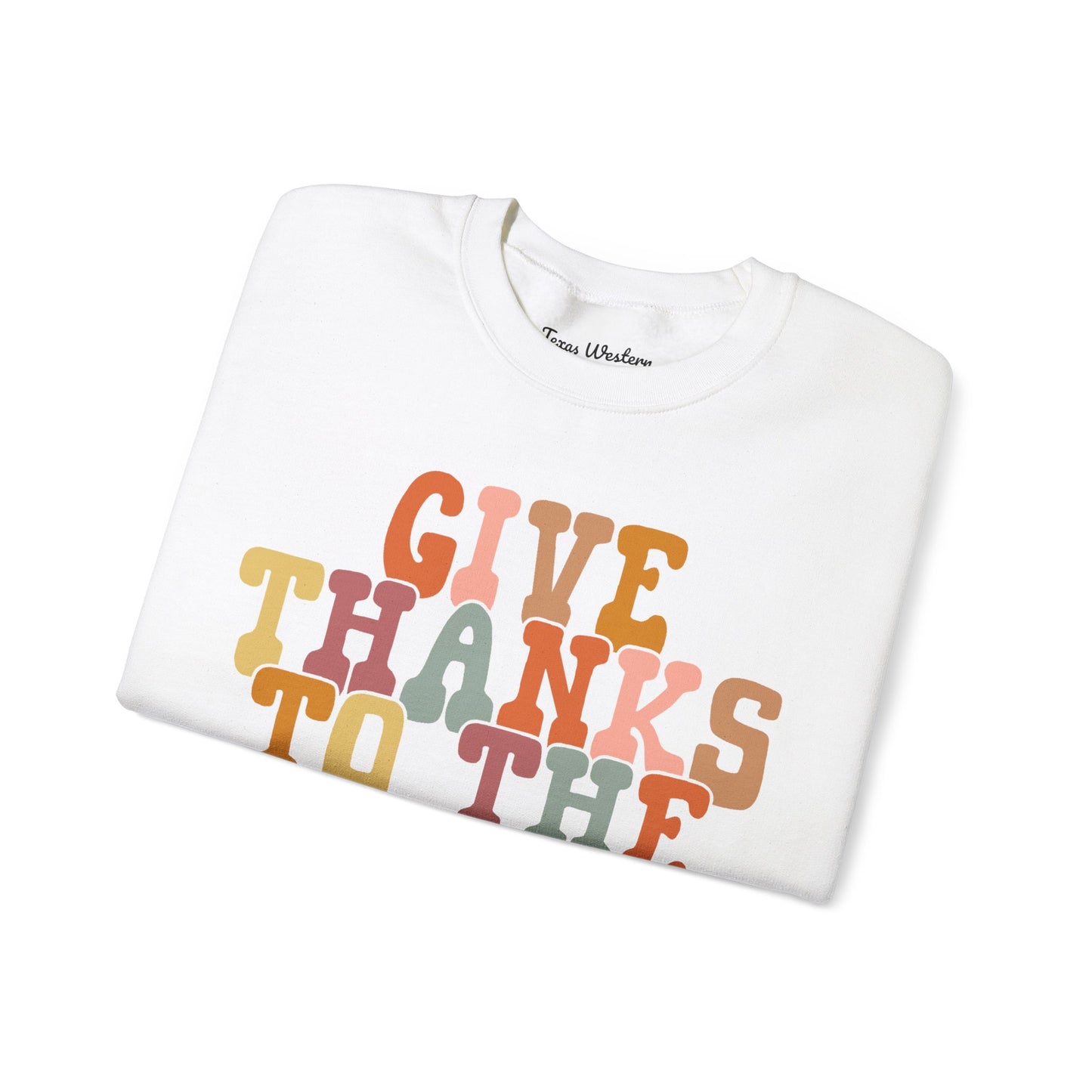 Give Thanks to the Lord Crewneck - Gildan