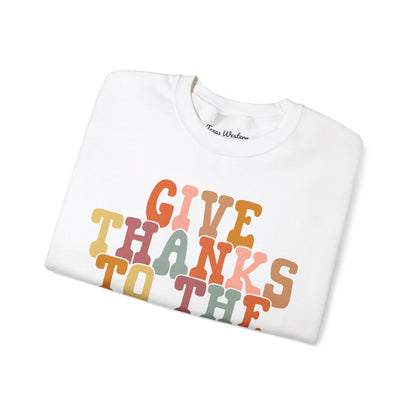 Give Thanks to the Lord Crewneck - Gildan