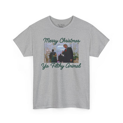 Merry Christmas Ya Filthy Animal Tee - Gildan