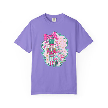 Pink Bow Nutcracker Tee - Comfort Colors