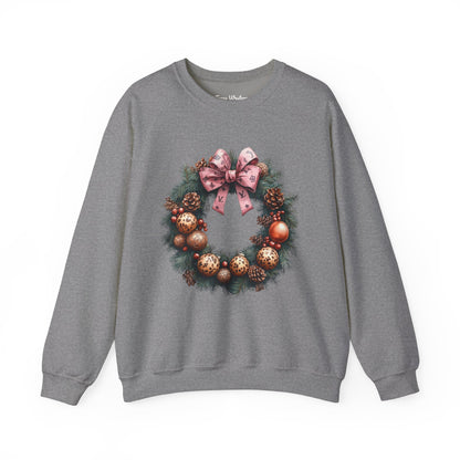 Christmas Wreath Crewneck - Gildan