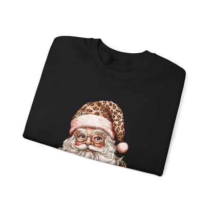 Cheetah Santa Crewneck - Gildan