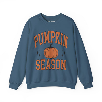 Pumpkin Season Varsity Font Crewneck - Gildan