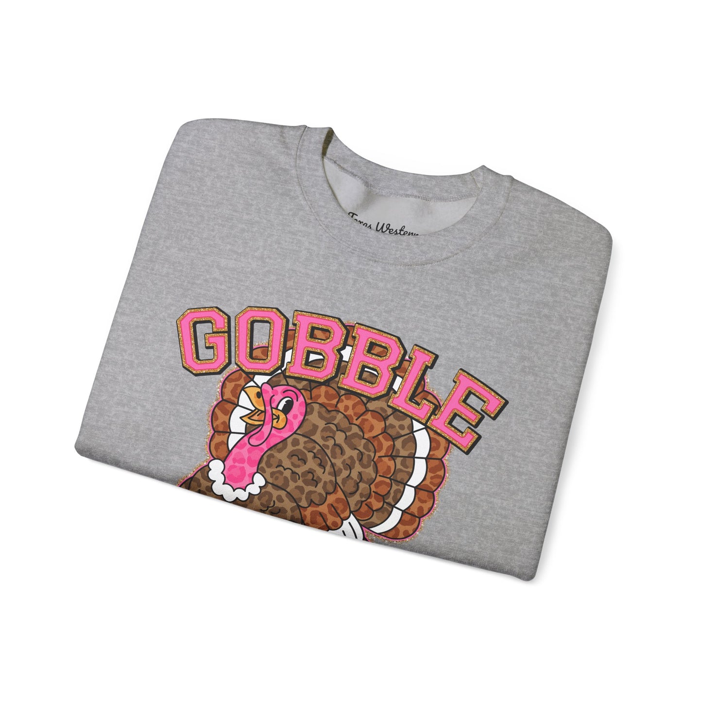 Gobble Till you Wobble Crewneck - Gildan