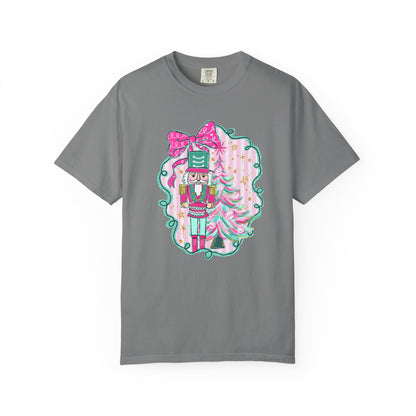 Pink Bow Nutcracker Tee - Comfort Colors