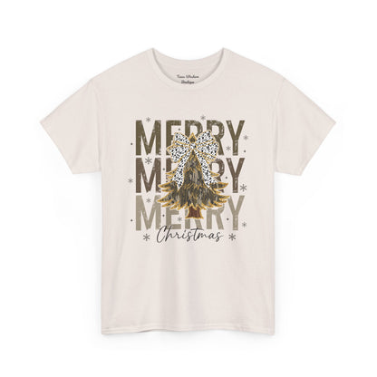 Camo Merry Christmas Tee - Gildan