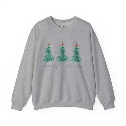 Watercolor Merry Christmas Crewneck - Gildan