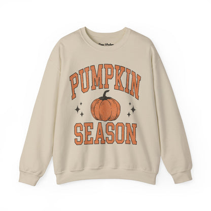 Pumpkin Season Varsity Font Crewneck - Gildan