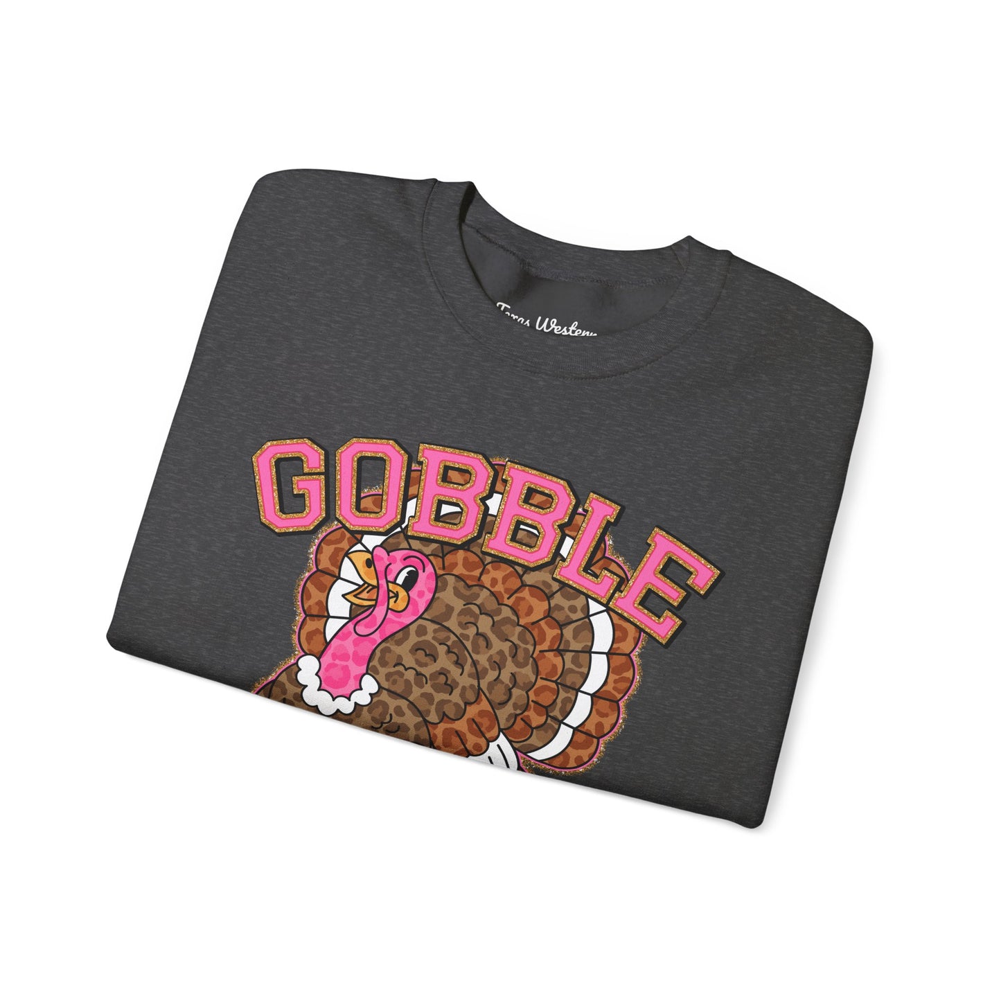 Gobble Till you Wobble Crewneck - Gildan