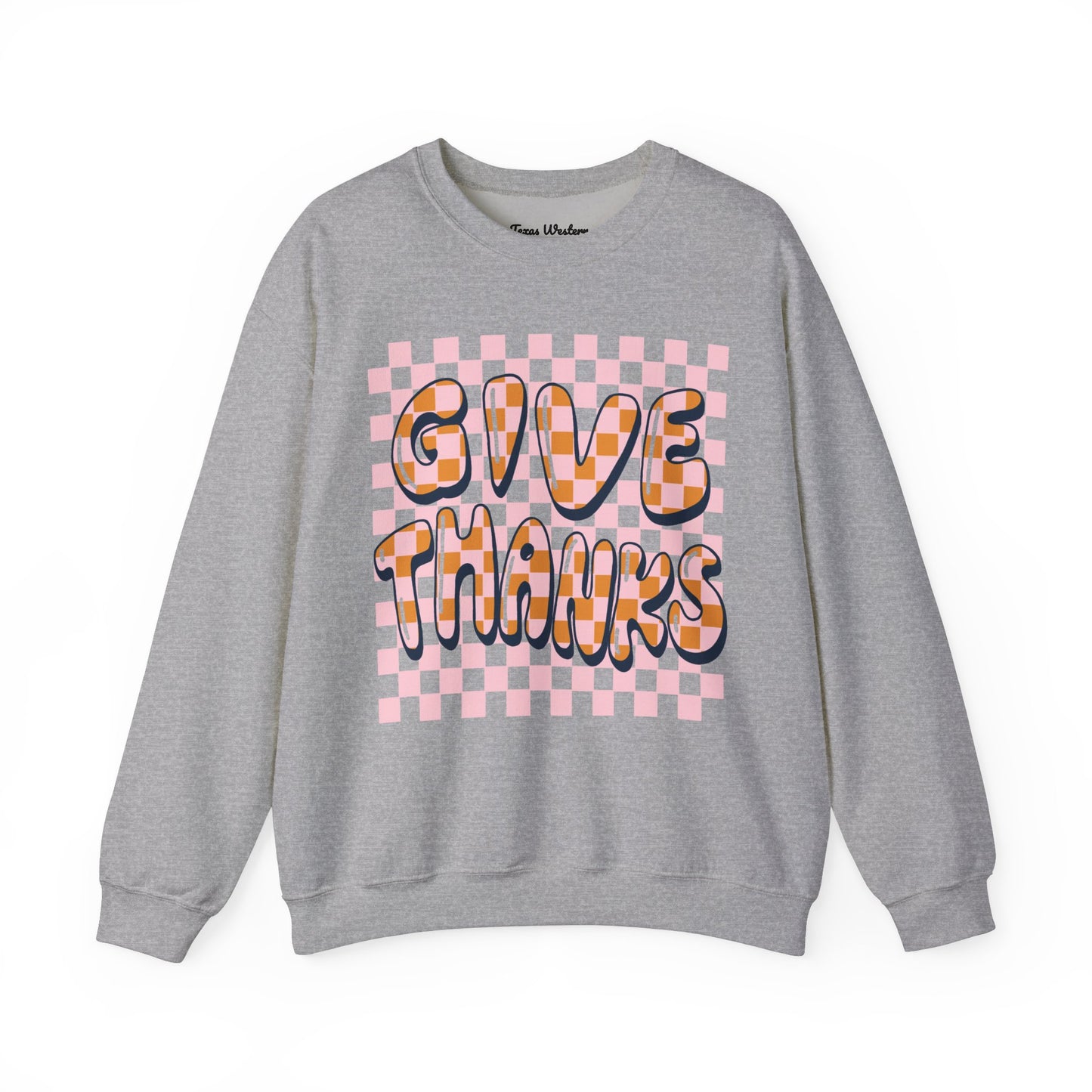 Give Thanks Crewneck - Gildan