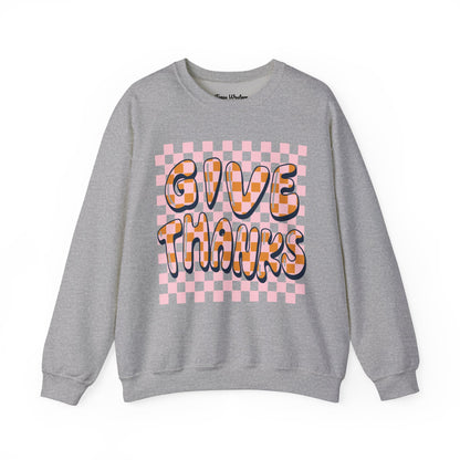 Give Thanks Crewneck - Gildan