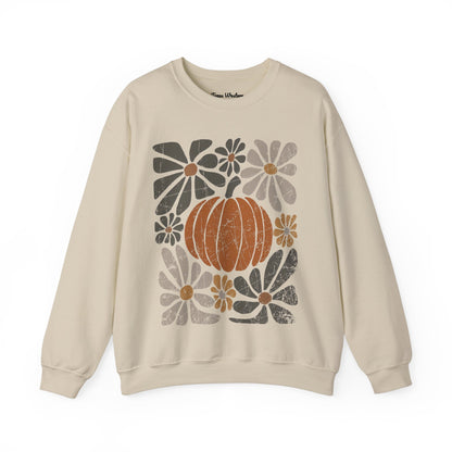 Boho Pumpkin Dark Crewneck - Gildan