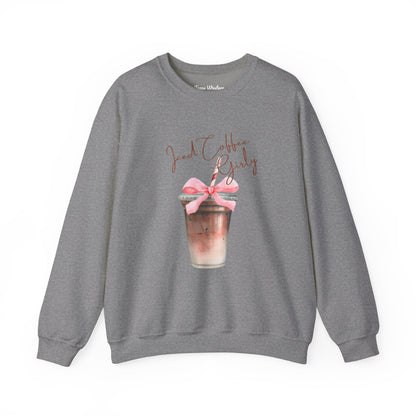 Iced Coffee Girly Crewneck - Gildan