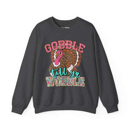 Gobble Till you Wobble Crewneck - Gildan